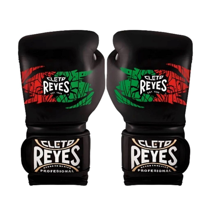 Cleto Reyes Velcro Sparring  boxing gloves – black Mexican